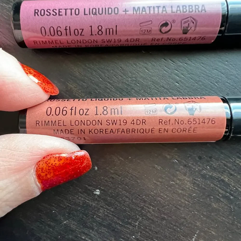 Rimmel Lip Art Graphic Liner + Liquid Lipstick 760 Now or Never and 220 Vandal